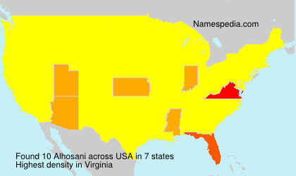 Surname Alhosani in USA