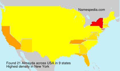 Surname Almayda in USA Surname Almayda in USA