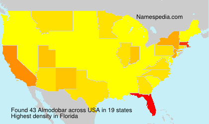 Surname Almodobar in USA