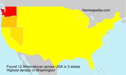 Surname Almonidovar in USA