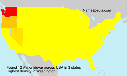 Surname Almonidovar in USA Surname Almonidovar in USA
