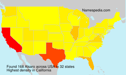 Surname Alsaro in USA