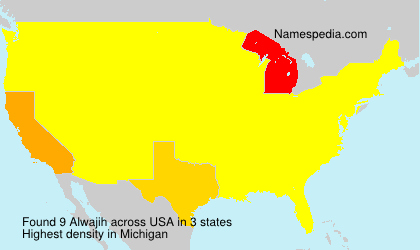 Surname Alwajih in USA Surname Alwajih in USA