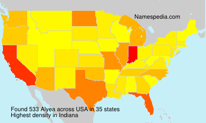 Surname Alyea in USA