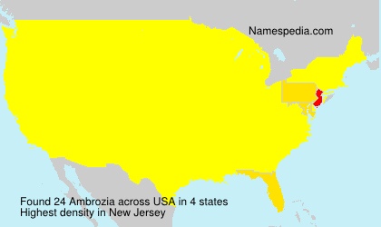 Surname Ambrozia in USA Surname Ambrozia in USA