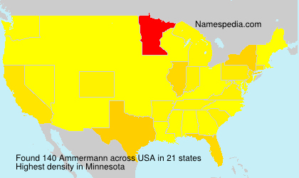 Surname Ammermann in USA