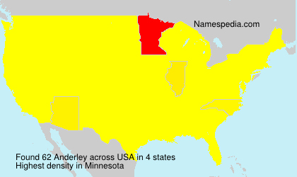 Surname Anderley in USA Surname Anderley in USA
