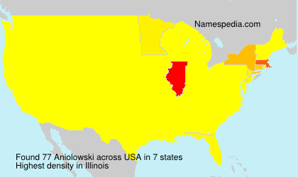 Surname Aniolowski in USA