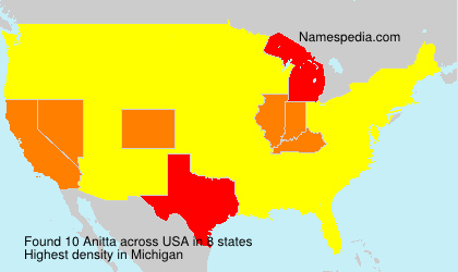 Surname Anitta in USA