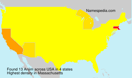 Surname Anjim in USA Surname Anjim in USA