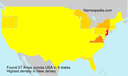 Surname Anlas in USA Surname Anlas in USA