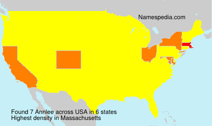 Surname Annlee in USA