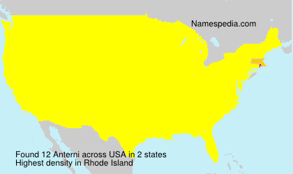 Surname Anterni in USA Surname Anterni in USA