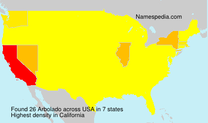 Surname Arbolado in USA