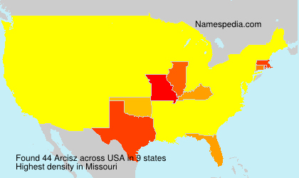 Surname Arcisz in USA