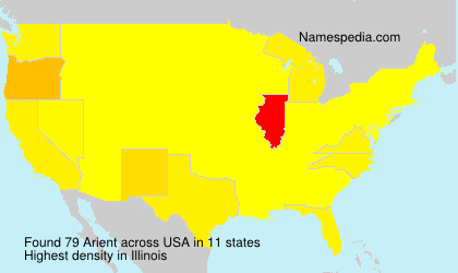 Surname Arient in USA