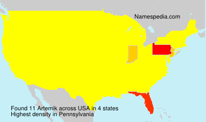 Surname Artemik in USA Surname Artemik in USA