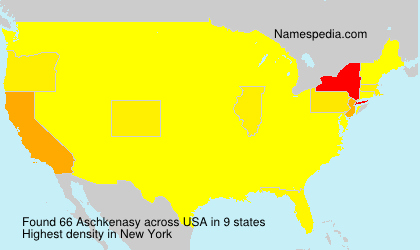 Surname Aschkenasy in USA