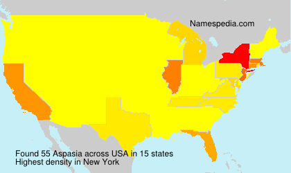 Surname Aspasia in USA