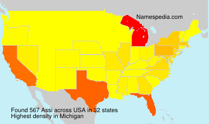 Surname Assi in USA