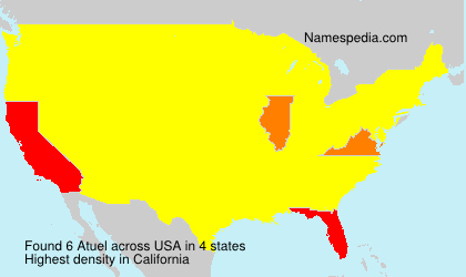 Surname Atuel in USA