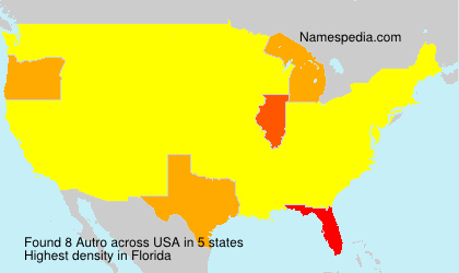 Surname Autro in USA