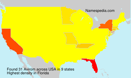 Surname Avirom in USA