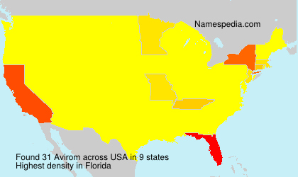 Surname Avirom in USA Surname Avirom in USA