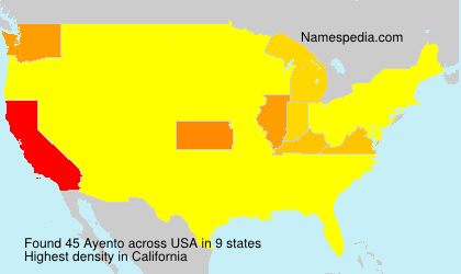 Surname Ayento in USA Surname Ayento in USA