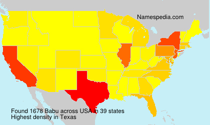 Surname Babu in USA