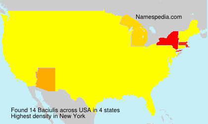 Surname Baciulis in USA