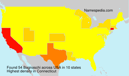 Surname Bagnaschi in USA