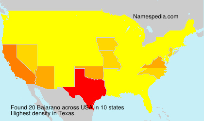 Surname Bajarano in USA Surname Bajarano in USA