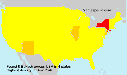 Surname Bakash in USA