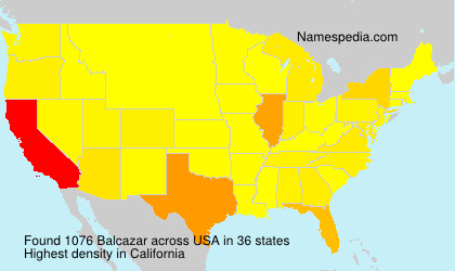 Surname Balcazar in USA