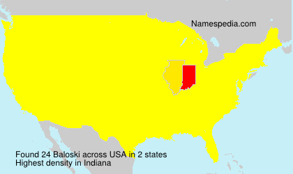 Surname Baloski in USA