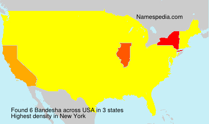 Surname Bandesha in USA