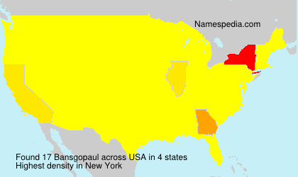 Surname Bansgopaul in USA Surname Bansgopaul in USA