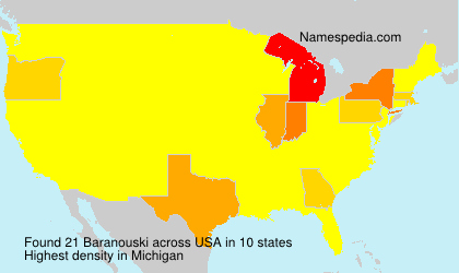 Surname Baranouski in USA