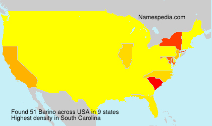 Surname Barino in USA