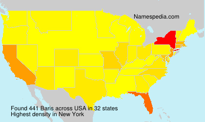Surname Baris in USA