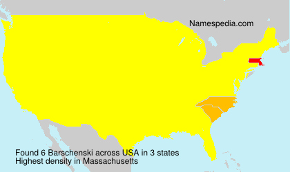 Surname Barschenski in USA