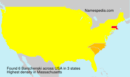 Surname Barschenski in USA Surname Barschenski in USA