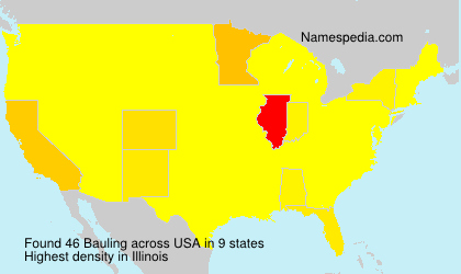 Surname Bauling in USA