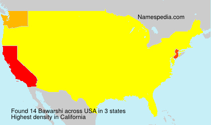 Surname Bawarshi in USA