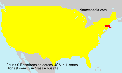 Surname Bazarbachian in USA Surname Bazarbachian in USA
