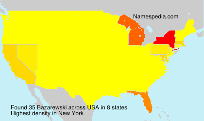 Surname Bazarewski in USA