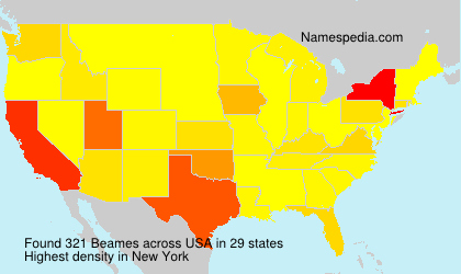 Surname Beames in USA