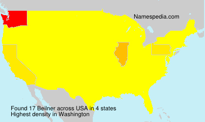 Surname Beilner in USA