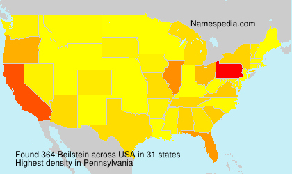 Surname Beilstein in USA